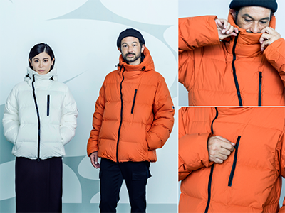 北海道ダウン×沖縄デニム